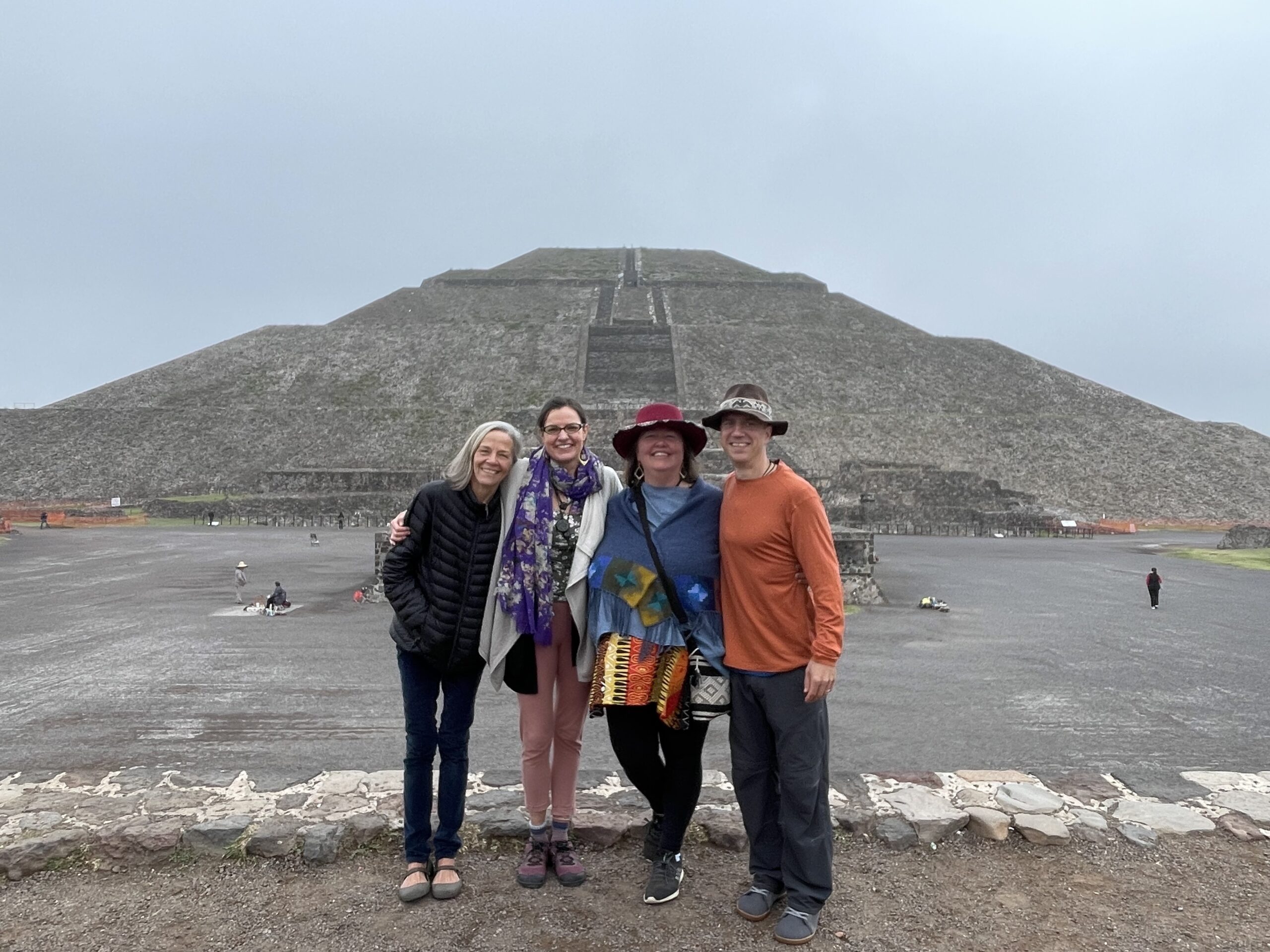 Freedom Folk & Soul in Teotihuacan, Mexico Toltec Medicine Wheel of Transformation